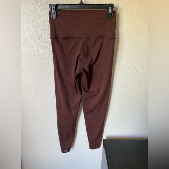 Set Active Women’s Leggings Brown Size M Activewear Athletic Workout - Picture 4 of 5